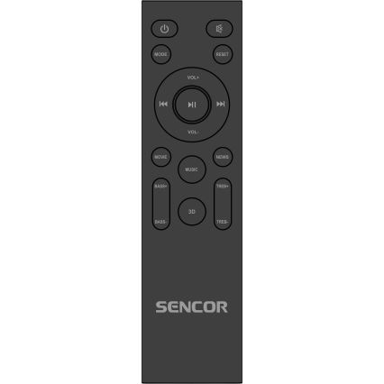 Sencor - Soundbar 200W/230V + pilot zdalnego sterowania