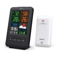 Sencor - Stacja meteorologiczna z kolorowym wyświetlaczem LCD 5V/1xCR2032 + 2xAA