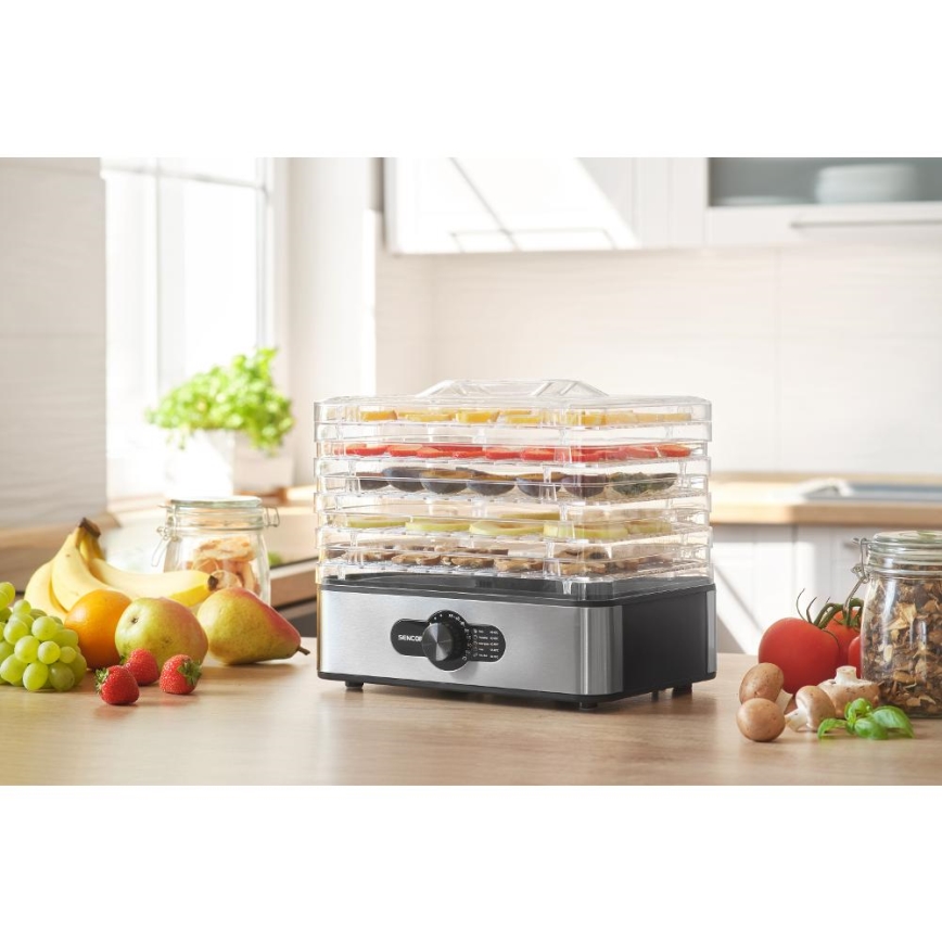 Sencor - Suszarka do żywności z regulacją temperatury 700W/230V