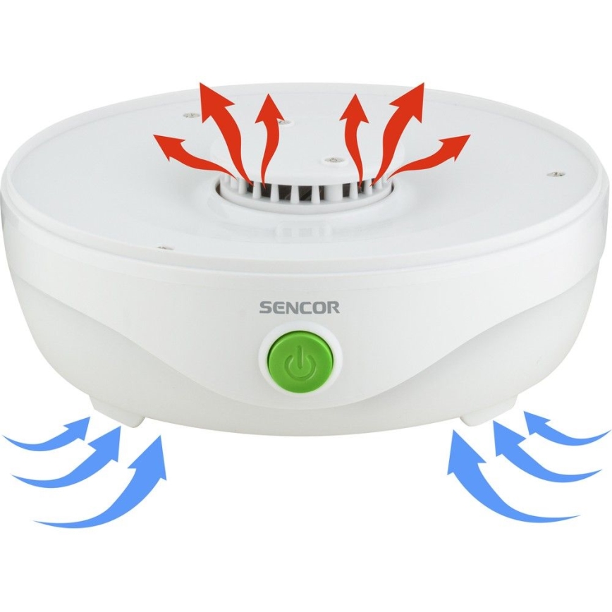 Sencor - Suszarka do żywności z termoregulacją 250W/230V