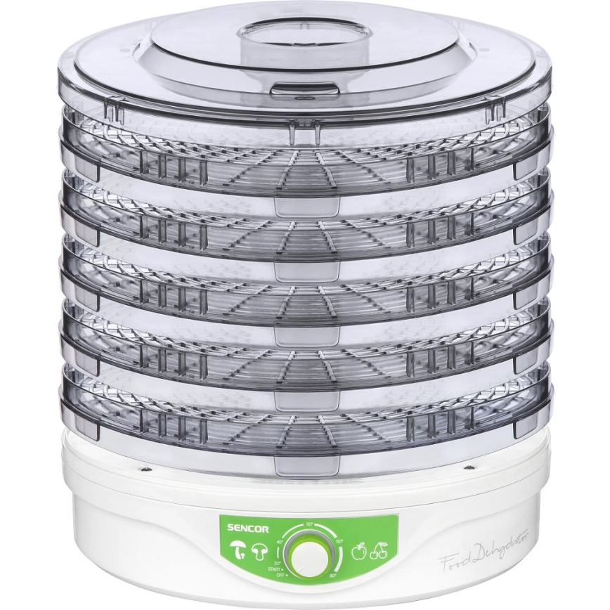 Sencor - Suszarka do żywności z termoregulacją 250W/230V