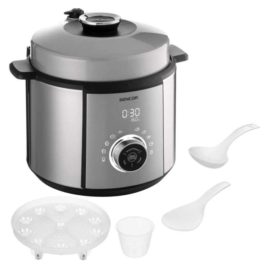 Sencor - Szybkowar elektryczny 1100W/230V 10 funkcji 5,5 l