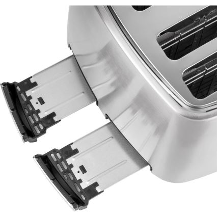 Sencor - Toster z czterema otworami 1600W/230V matowy chrom