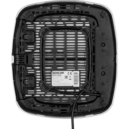 Sencor - Toster z czterema otworami 1600W/230V matowy chrom