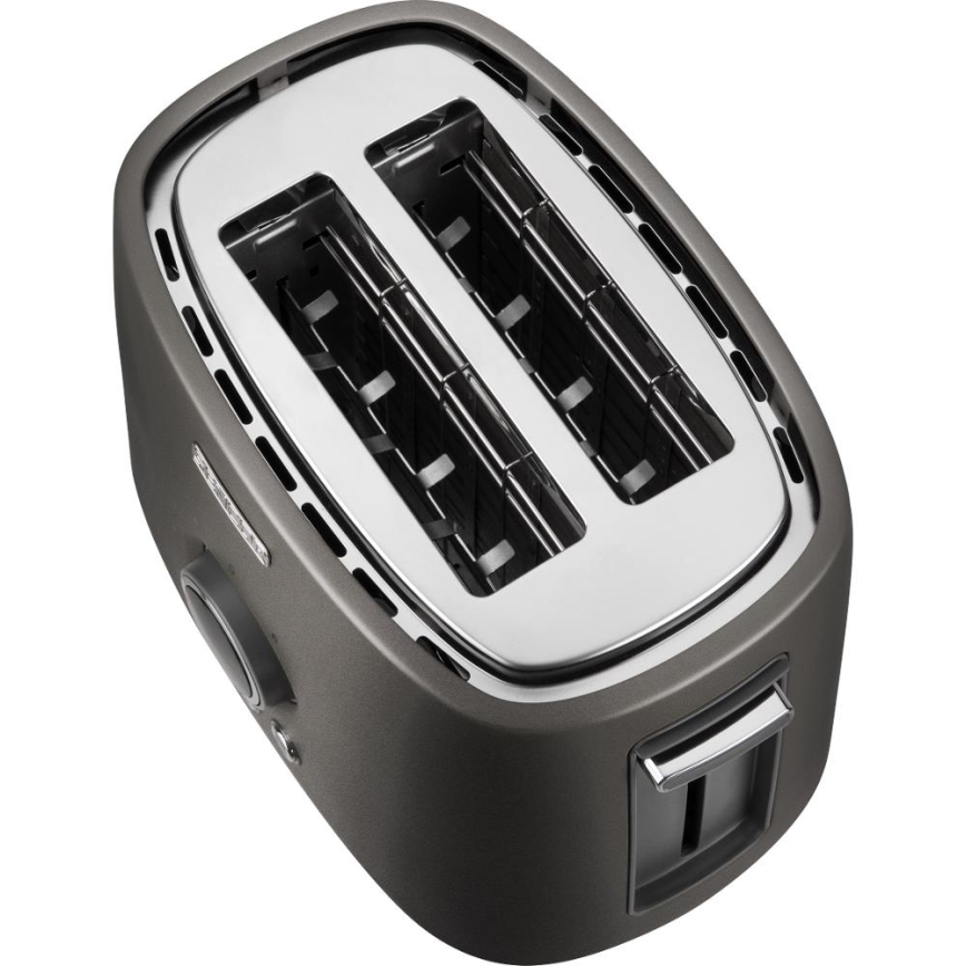 Sencor - Toster z dwiema szczelinami i rusztem do podgrzewania, 1000 W / 230 V, antracyt