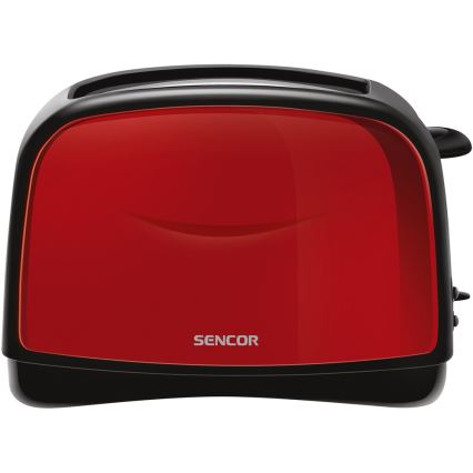 Sencor - Toster z dwoma otworami 850W/230V czerwony