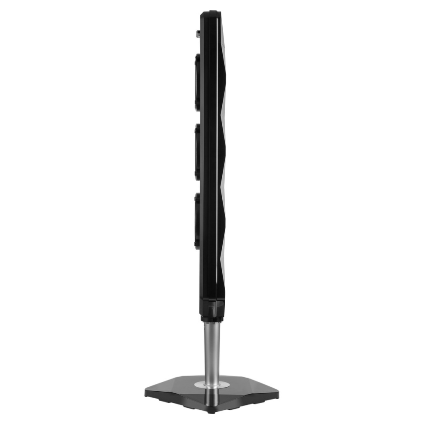 Sencor - Wentylator stojący UltraThin 90W/230V czarny + pilot do zdalnego sterowania