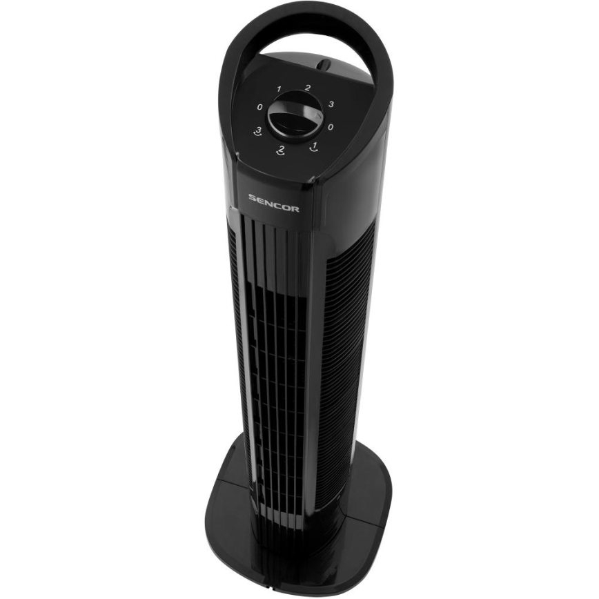 Sencor - Wentylator podłogowy 50W/230V czarny