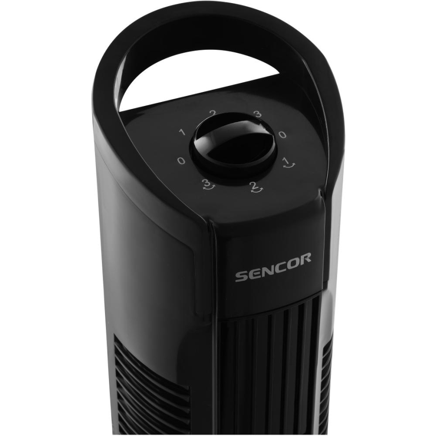 Sencor - Wentylator podłogowy 50W/230V czarny