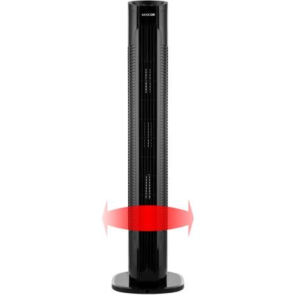 Sencor - Wentylator podłogowy 50W/230V czarny