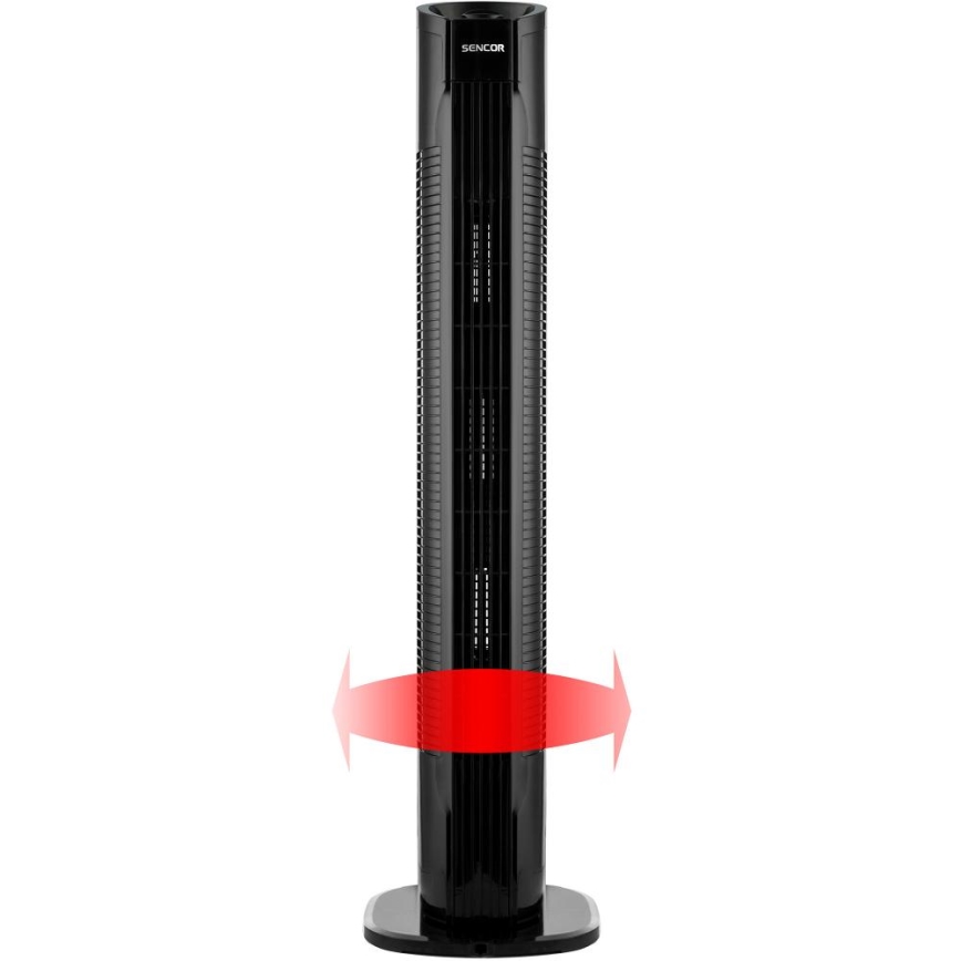 Sencor - Wentylator podłogowy 50W/230V czarny
