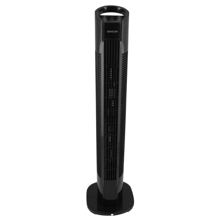 Sencor - Wentylator podłogowy 50W/230V czarny + pilot