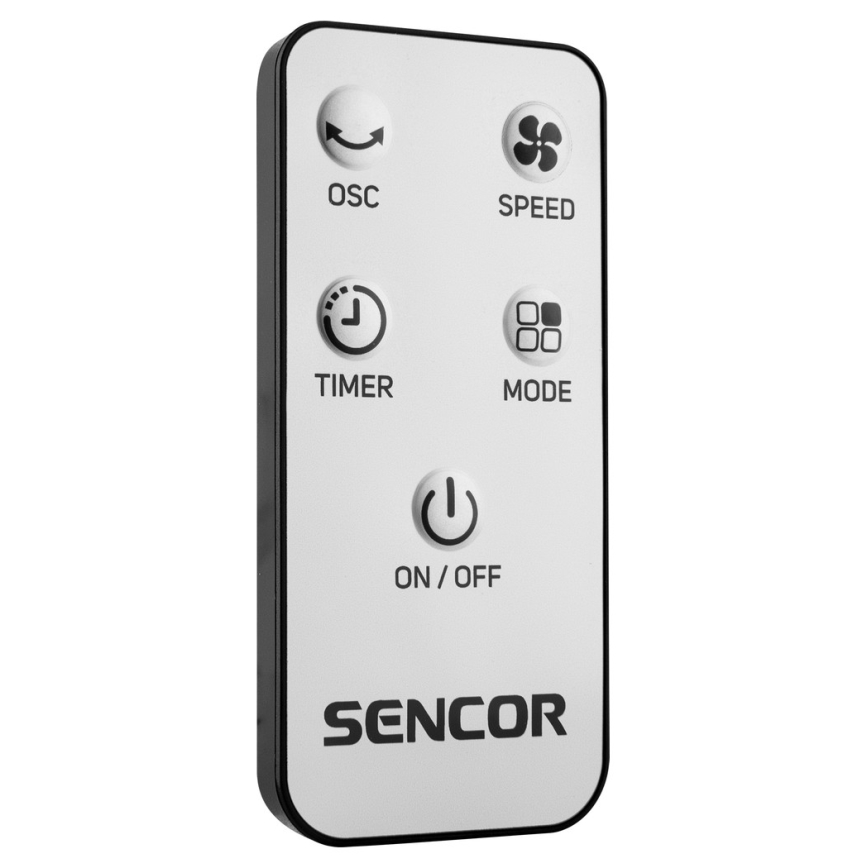 Sencor - Wentylator podłogowy 50W/230V czarny + pilot