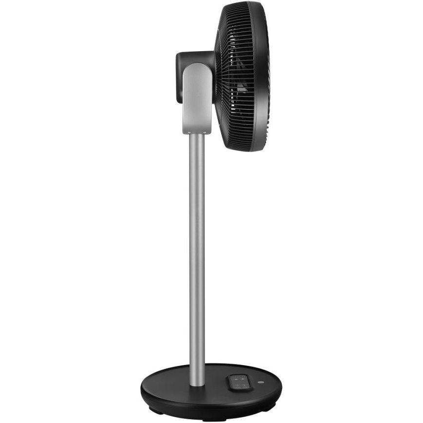 Sencor - Wentylator stojący 3D UltraSilent 26W/230V Wi-Fi czarny + pilot zdalnego sterowania