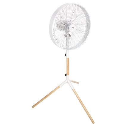 Sencor - Wentylator stojący 50W/230V śr. 40 cm biały/buk