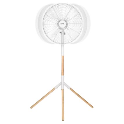 Sencor - Wentylator stojący 50W/230V śr. 40 cm biały/buk