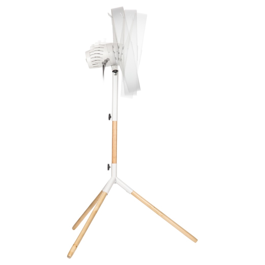 Sencor - Wentylator stojący 50W/230V śr. 40 cm biały/buk