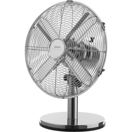 Sencor - Wentylator stołowy 35W/230V, błyszczący chrom