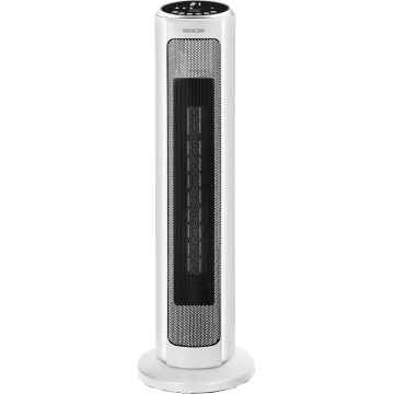 Sencor - Wentylator z ceramiczną grzałką 2200W/230V Wi-Fi biały + pilot zdalnego sterowania