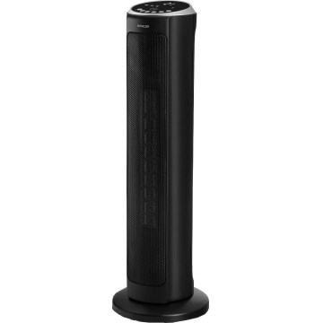 Sencor - Wentylator z ceramicznym elementem grzewczym 1300/2200W/230V czarny + z pilotem zdalnego sterowania