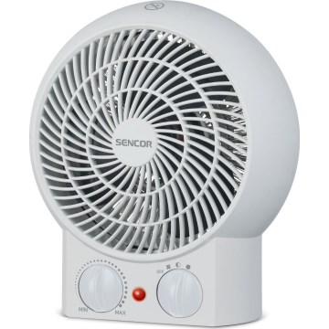 Sencor - Wentylator z grzałką 1200/2000W/230V biały