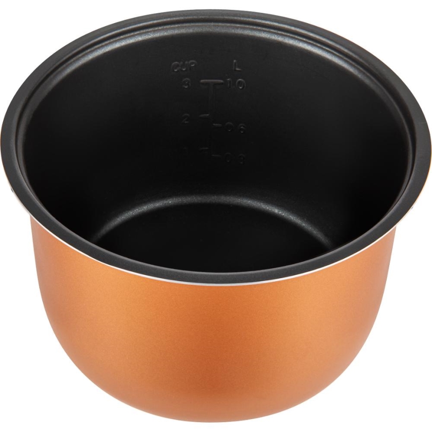 Sencor - Wielofunkcyjny ryżowar 350W/230V 0,6 l stal nierdzewna/czarny