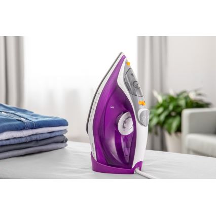 Sencor - Żelazko parowe 2400W/230V fioletowe/białe