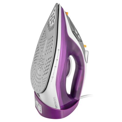 Sencor - Żelazko parowe 2400W/230V fioletowe/białe