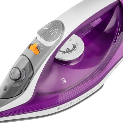 Sencor - Żelazko parowe 2400W/230V fioletowe/białe