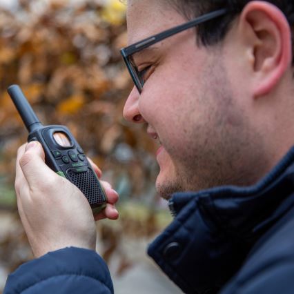 Sencor - ZESTAW 2x Walkie-talkie 3xAAA zasięg 7 km