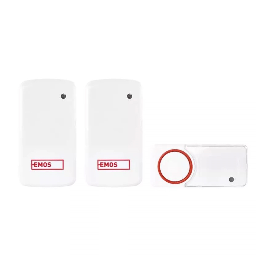SET 2x Bezprzewodowy dzwonek do gniazdka 230V IP44