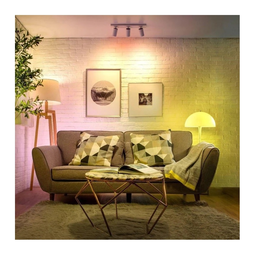 SET 2x LED RGBW Ściemnialna żarówka GU10/6,5W/230V 2200-6500K Wi-Fi + pilot - WiZ