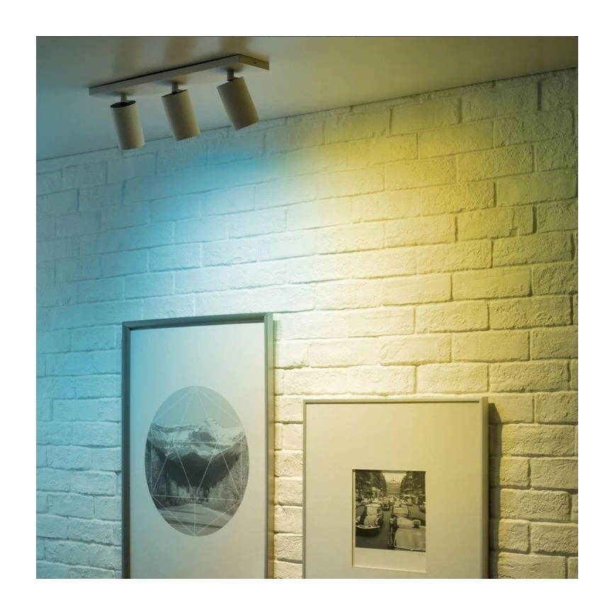 SET 2x LED RGBW Ściemnialna żarówka GU10/6,5W/230V 2200-6500K Wi-Fi + pilot - WiZ