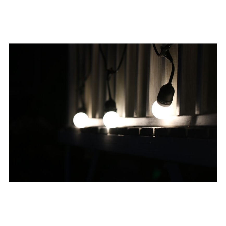 SET 2x LED Żarówka PARTY E27/0,5W/36V biała