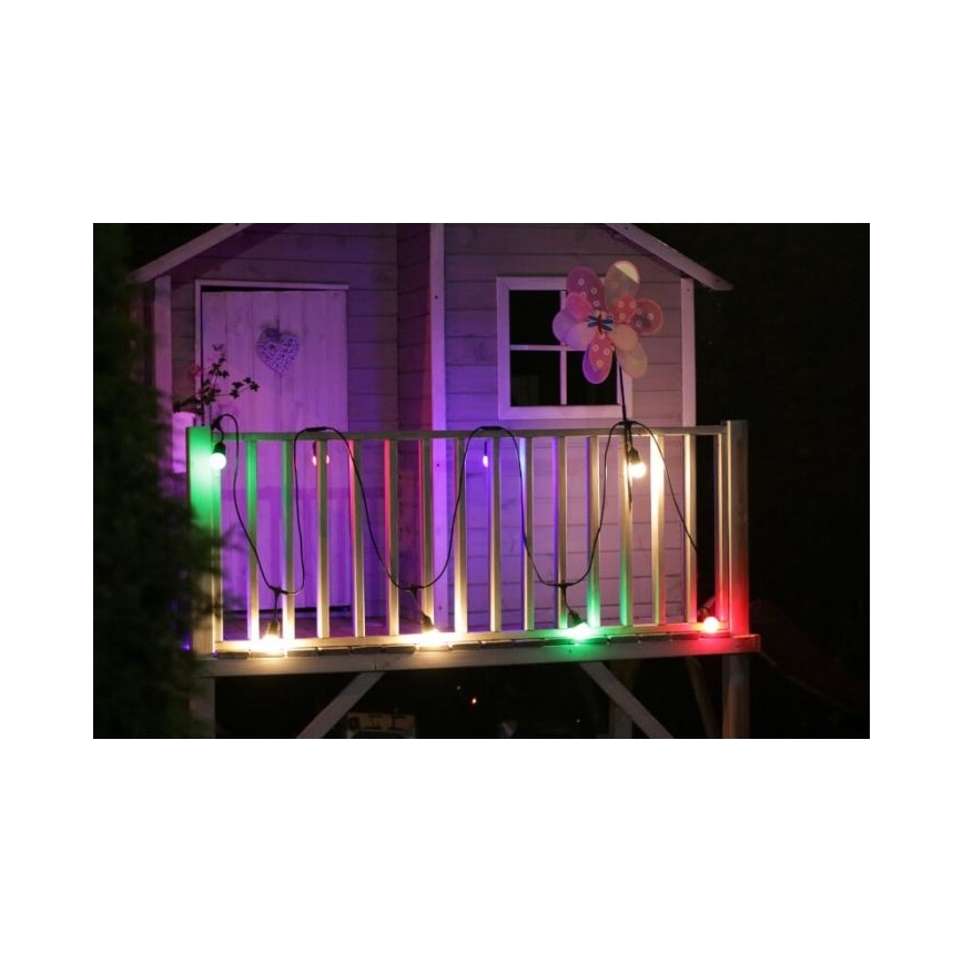 SET 2x LED Żarówka PARTY E27/0,5W/36V czarwona