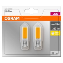 SET 2x LED Żarówka PIN G9/2,8W/230V 2700K - Osram