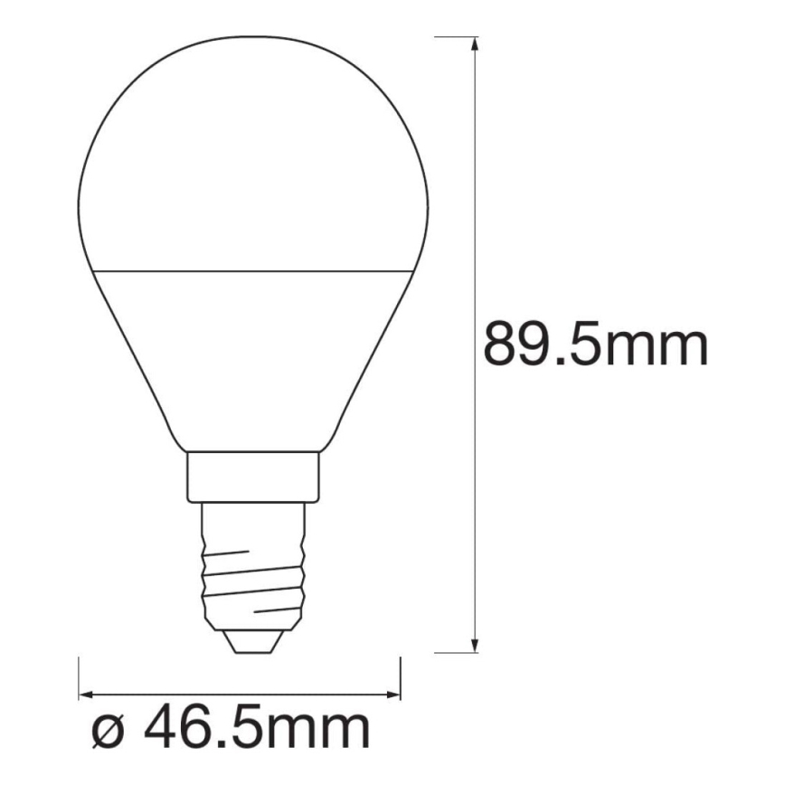 SET 3x LED RGBW Ściemniana żarówka SMART+ E14/5W/230V 2700K-6500K Wi-Fi - Ledvance