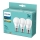 SET 3x LED Żarówka Philips A60 E27/10W/230V 2700K