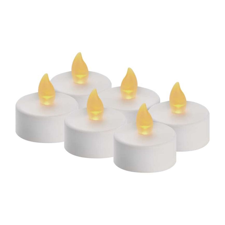 SET 6× LED Dekoracja bożonarodzeniowa 6×LED/6×CR2032 biała