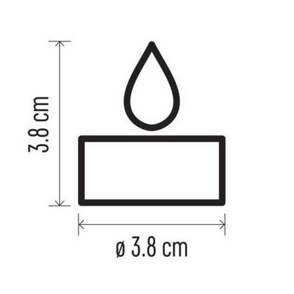 SET 6× LED Dekoracja bożonarodzeniowa 6×LED/6×CR2032 biała