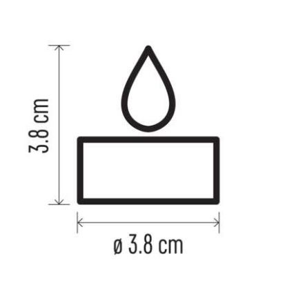 SET 6× LED Dekoracja bożonarodzeniowa 6×LED/6×CR2032 błyszczący chrom