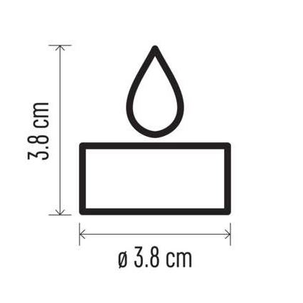 SET 6× LED Dekoracja bożonarodzeniowa 6×LED/6×CR2032 złota