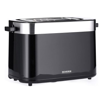 Severin AT 9264 - Toster z dwiema szczelinami 800W/230V stal nierdzewna/czarny