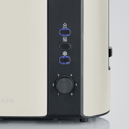 Severin AT 9576 - Toster dwuszczelinowy 800W/230V beżowy/czarny