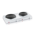 Severin DK 1042 - Kuchenka dwupalnikowa 2500W/230V biała