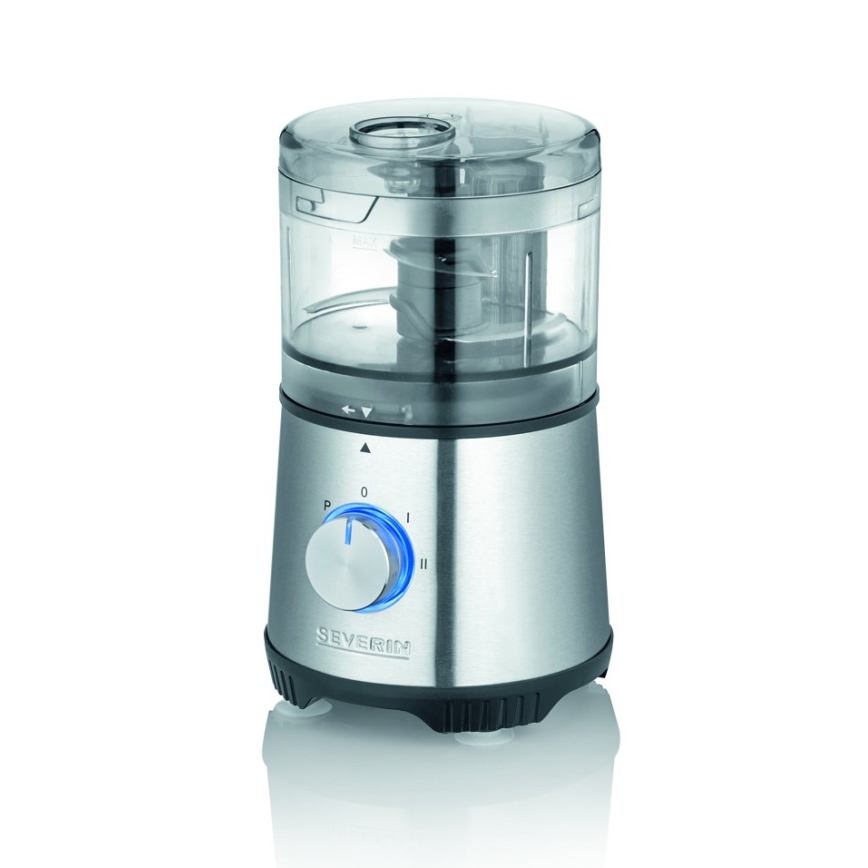 Severin KM 3865 - Rozdrabniacz do żywności, 400 W/230 V, stal nierdzewna/czarny