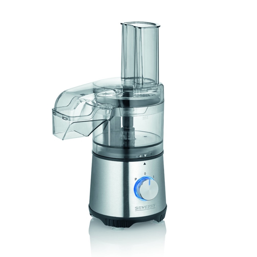 Severin KM 3865 - Rozdrabniacz do żywności 400W/230V stal nierdzewna/czarny