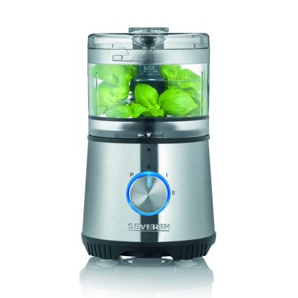 Severin KM 3865 - Rozdrabniacz do żywności 400W/230V stal nierdzewna/czarny