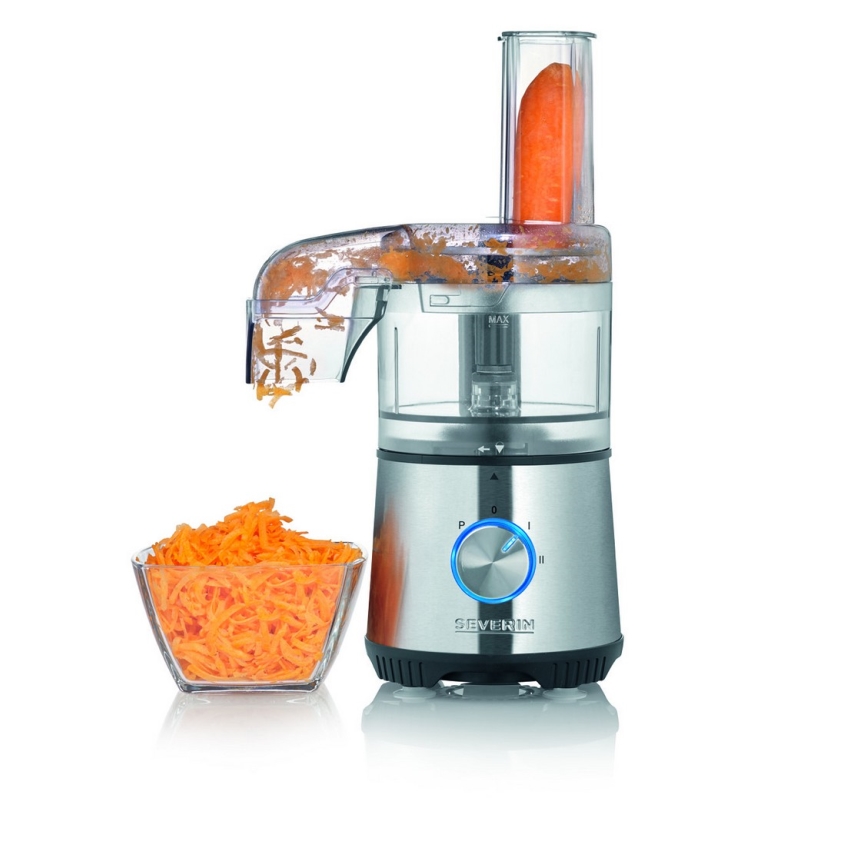 Severin KM 3865 - Rozdrabniacz do żywności 400W/230V stal nierdzewna/czarny