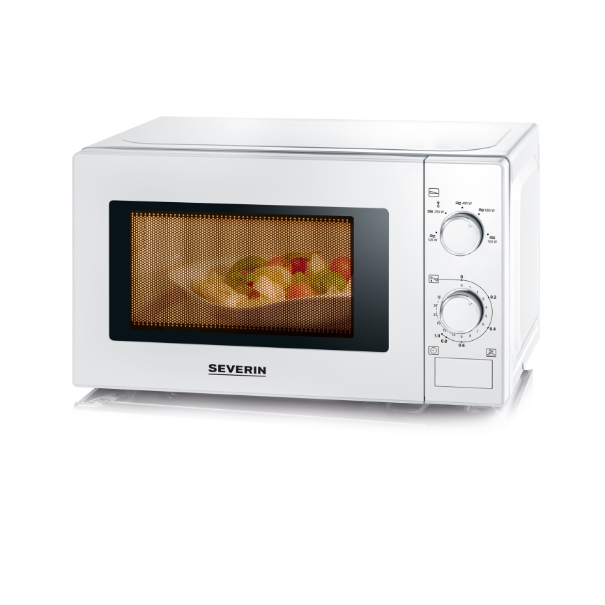 Severin MW 7770 - Kuchenka mikrofalowa 700 W / 230 V, 20 l, biała